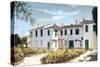 Florentine Villa, 1874-Telemaco Signorini-Stretched Canvas