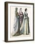 Florentine Women C.1425-null-Framed Art Print