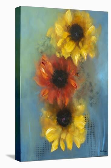 Flores, 2021 (Oil on Canvas)-Victoria Montesinos-Stretched Canvas