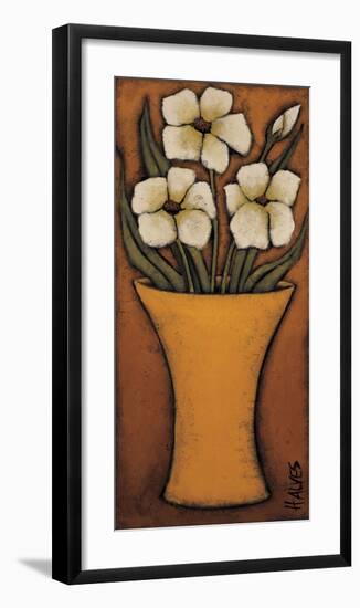 Flores Brancas I-H Alves-Framed Giclee Print