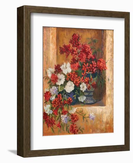 Flores de España I-Linda Wacaster-Framed Art Print