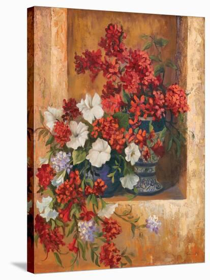 Flores de España I-Linda Wacaster-Stretched Canvas