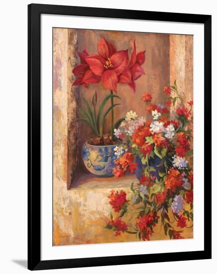 Flores de España II-Linda Wacaster-Framed Art Print