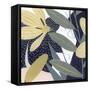 Flores Noche IV-Grace Popp-Framed Stretched Canvas