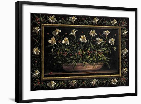 Flores y Mariquitas-Joaquin Moragues-Framed Art Print