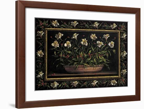 Flores y Mariquitas-Joaquin Moragues-Framed Art Print