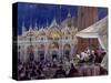 Florian, Piazza Di San Marco-Rosemary Lowndes-Stretched Canvas