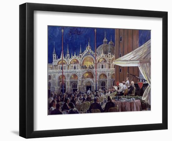 Florian, Piazza Di San Marco-Rosemary Lowndes-Framed Giclee Print