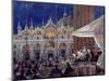 Florian, Piazza Di San Marco-Rosemary Lowndes-Mounted Giclee Print