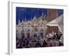 Florian, Piazza Di San Marco-Rosemary Lowndes-Framed Giclee Print