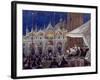 Florian, Piazza Di San Marco-Rosemary Lowndes-Framed Giclee Print