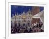 Florian, Piazza Di San Marco-Rosemary Lowndes-Framed Giclee Print