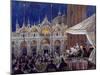 Florian, Piazza Di San Marco-Rosemary Lowndes-Mounted Giclee Print