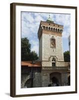 Florian's Gate on the Old City Walls, Krakow (Cracow), Unesco World Heritage Site, Poland-R H Productions-Framed Photographic Print