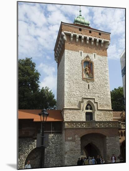 Florian's Gate on the Old City Walls, Krakow (Cracow), Unesco World Heritage Site, Poland-R H Productions-Mounted Photographic Print