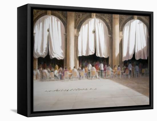Florians, Venice-Lincoln Seligman-Framed Stretched Canvas