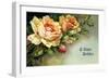 Floribunda Roses-null-Framed Art Print