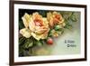 Floribunda Roses-null-Framed Art Print