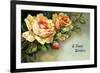 Floribunda Roses-null-Framed Art Print