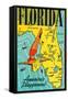 Florida, America's Playground-null-Framed Stretched Canvas