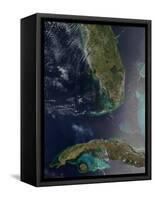 Florida and Cuba-Stocktrek Images-Framed Stretched Canvas