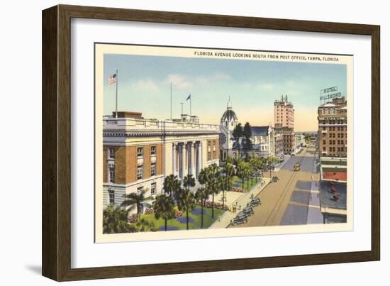 Florida Avenue, Tampa, Florida-null-Framed Art Print