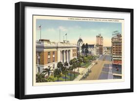 Florida Avenue, Tampa, Florida-null-Framed Art Print