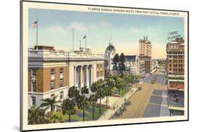 Florida Avenue, Tampa, Florida-null-Mounted Art Print