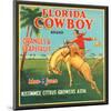 Florida Cowboy Brand Oranges & Grapefruits-null-Mounted Art Print