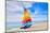 Florida Fort Myers Beach Catamaran Sailboat in USA-holbox-Mounted Photographic Print