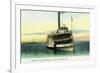 Florida - Fred'k De Bary Steamer on St. John's River-Lantern Press-Framed Art Print