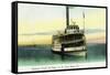 Florida - Fred'k De Bary Steamer on St. John's River-Lantern Press-Framed Stretched Canvas