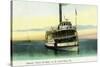 Florida - Fred'k De Bary Steamer on St. John's River-Lantern Press-Stretched Canvas