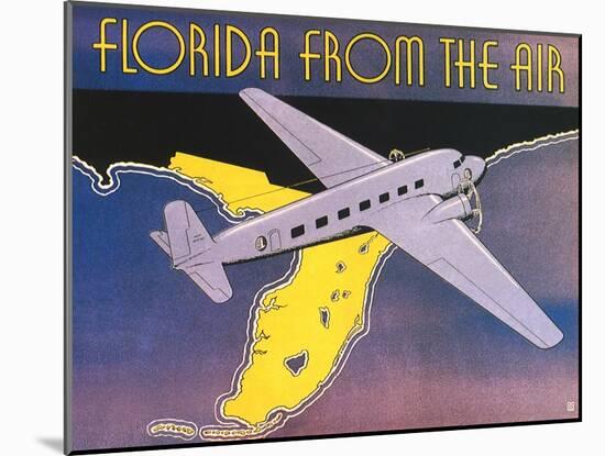 Florida from the Air-null-Mounted Giclee Print