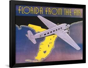 Florida from the Air-null-Framed Giclee Print