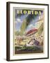 Florida Go by Train-Vintage Poster-Framed Art Print