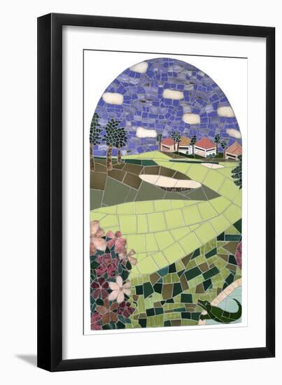 Florida Golf Community-Jonathan Mandell-Framed Giclee Print