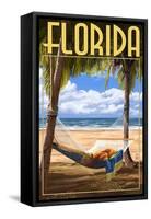 Florida - Hammock Scene-Lantern Press-Framed Stretched Canvas