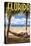 Florida - Hammock Scene-Lantern Press-Stretched Canvas