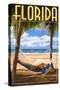 Florida - Hammock Scene-Lantern Press-Stretched Canvas