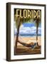 Florida - Hammock Scene-Lantern Press-Framed Art Print