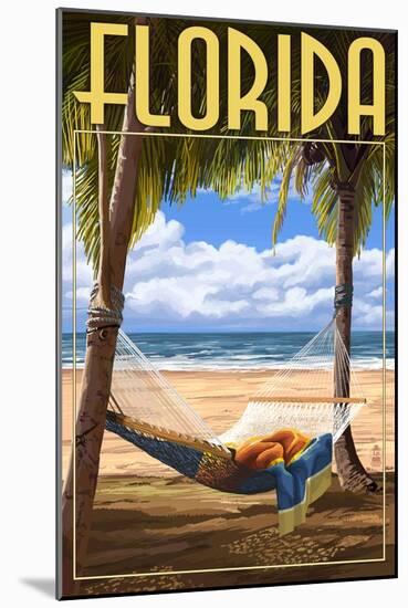 Florida - Hammock Scene-Lantern Press-Mounted Art Print