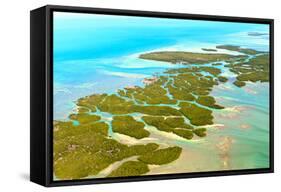 Florida Keys Aerial View-Zechal-Framed Stretched Canvas