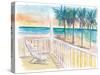 Florida Keys Sunset Tranquility-M. Bleichner-Stretched Canvas