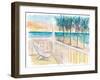 Florida Keys Sunset Tranquility-M. Bleichner-Framed Art Print