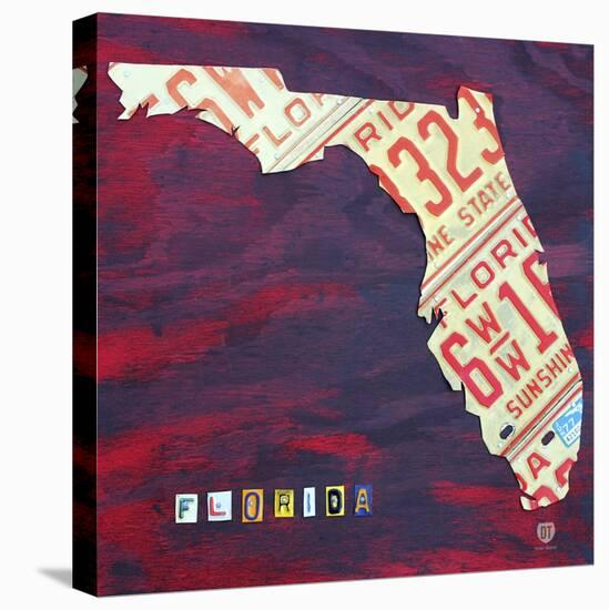 Florida License Plate-Design Turnpike-Stretched Canvas