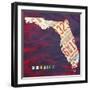 Florida License Plate-Design Turnpike-Framed Giclee Print