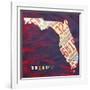 Florida License Plate-Design Turnpike-Framed Giclee Print