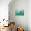 Florida - Manatees Underwater-Lantern Press-Stretched Canvas displayed on a wall