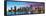 Florida, Miami Skyline at Dusk-John Kellerman-Framed Stretched Canvas